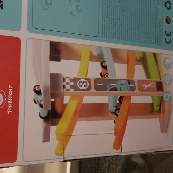 Top Bright Toys Top Bright Toddler Toys For Boy And Girl Wooden Race Track Car Ramp Racer 4